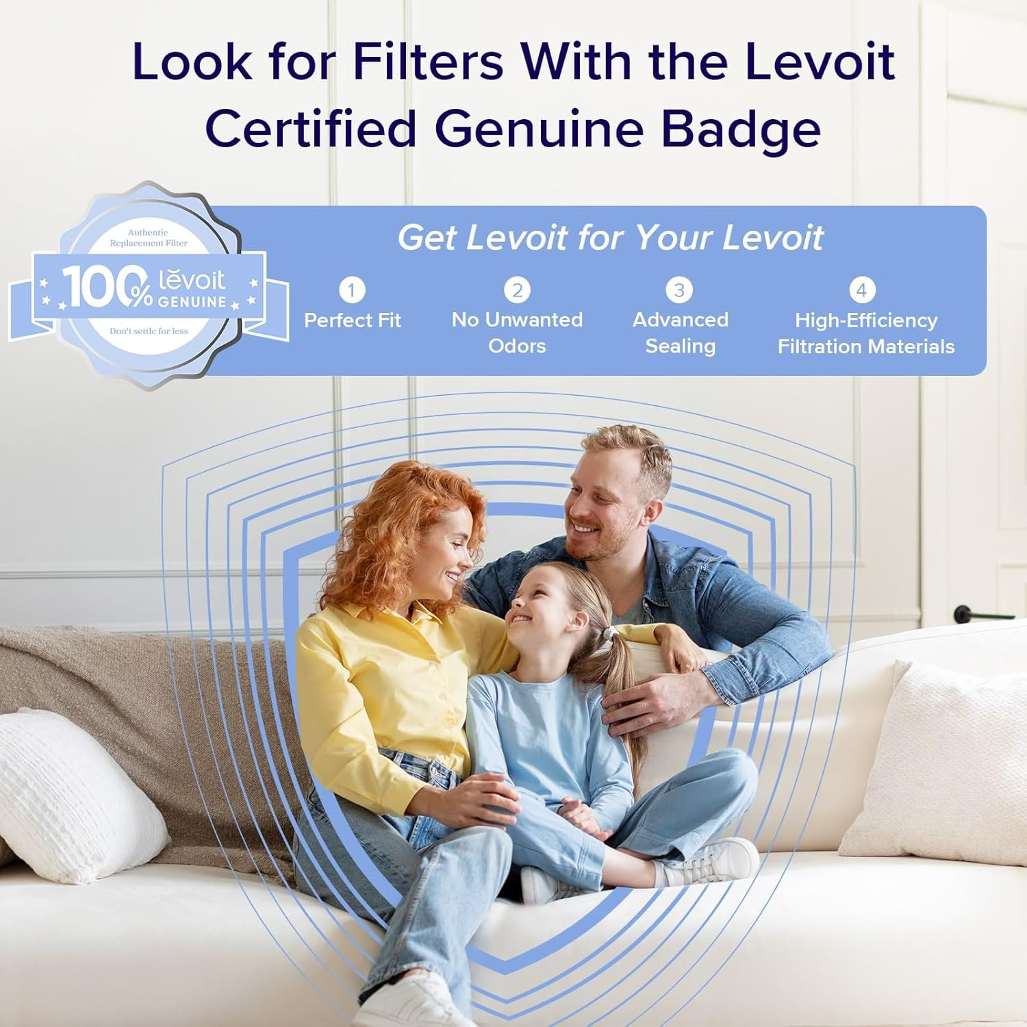HEPA Air Purifier for Large Rooms up to 1875 ft² – Smart Air Quality Monitor, Sleep Mode, Washable Filter for Allergies & Pets