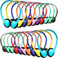 Classroom Bulk Headphones 15 Pack for School Students Children