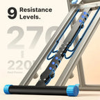 Space-Saving Vertical Climber Stepper, 330LBS Capacity Full-Body Home Workout Equipment