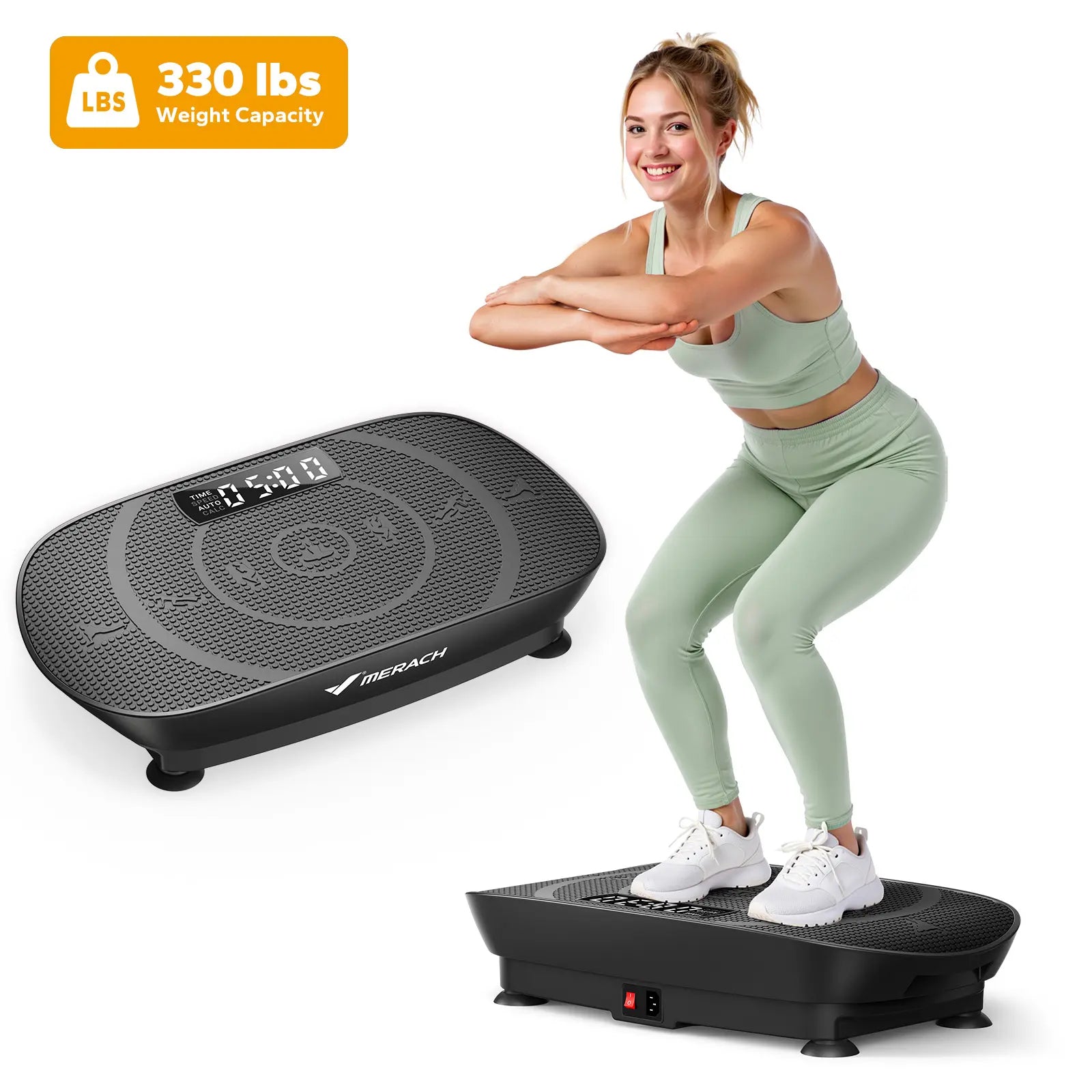 No gym needed! Compact Slim Vibration Plate for Full-Body Lymphatic Detox Daily Workout