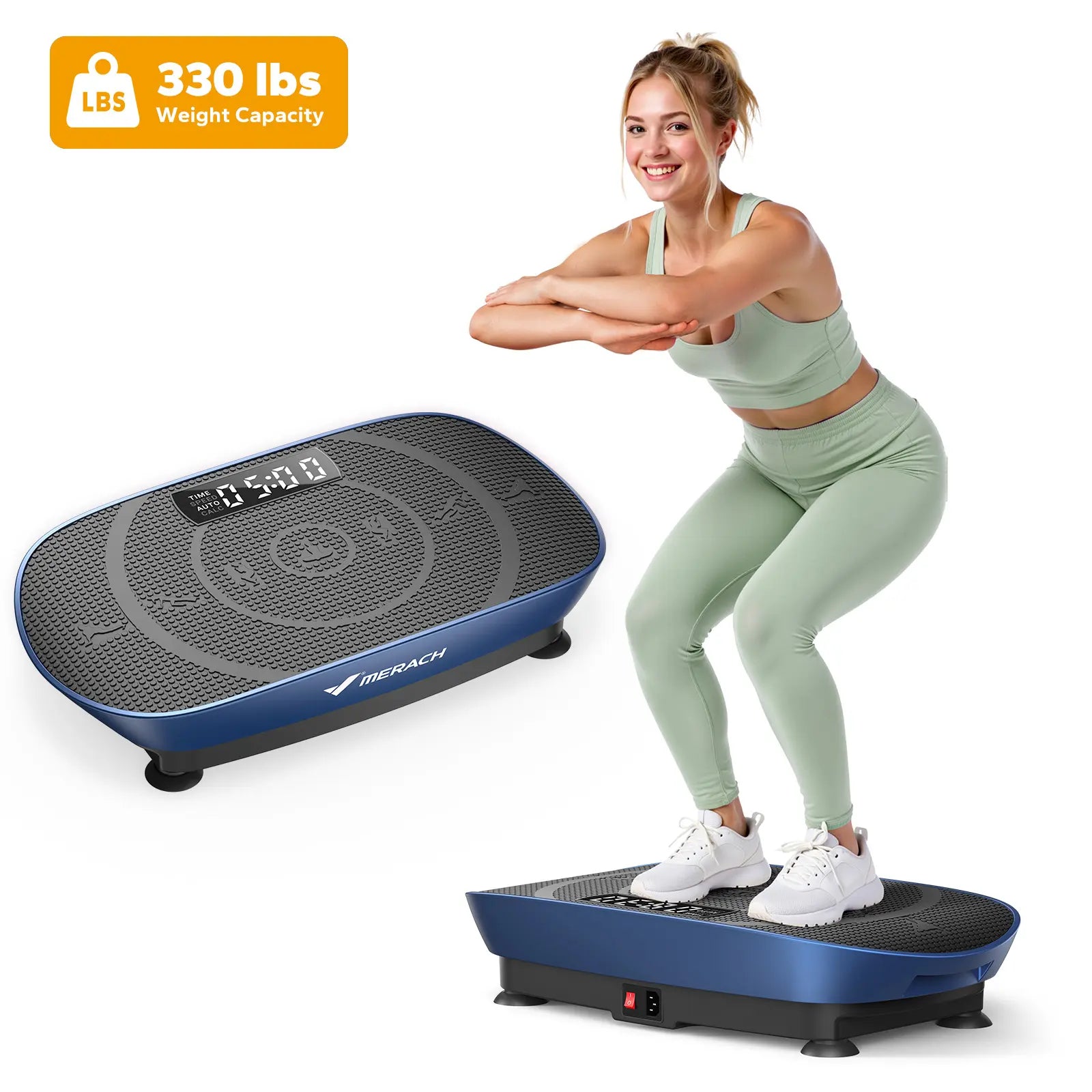 No gym needed! Compact Slim Vibration Plate for Full-Body Lymphatic Detox Daily Workout