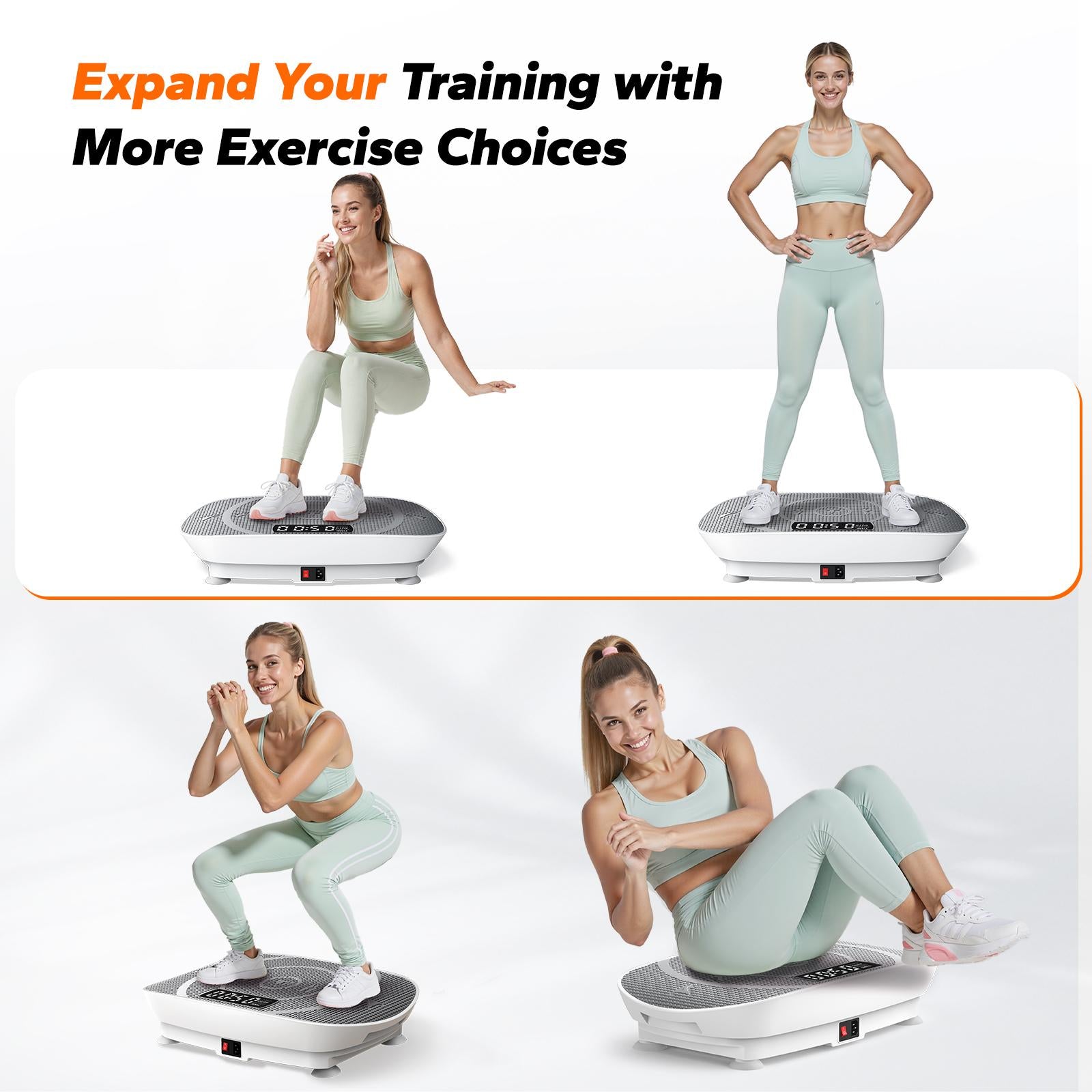 No gym needed! Compact Slim Vibration Plate for Full-Body Lymphatic Detox Daily Workout