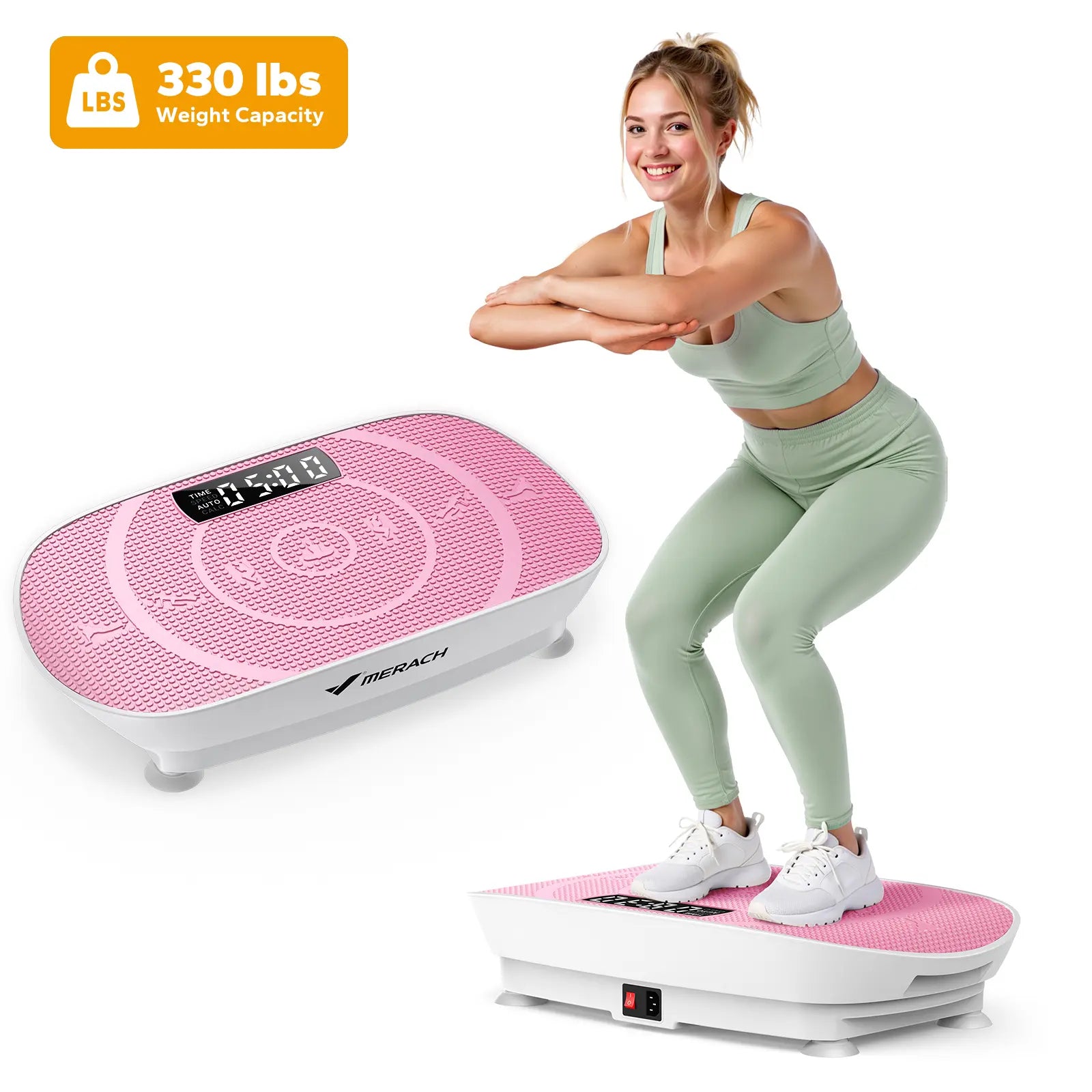 No gym needed! Compact Slim Vibration Plate for Full-Body Lymphatic Detox Daily Workout
